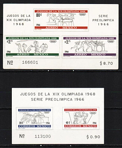 Мексика 1966, Олимпиада в Мехико (II), Виды спорта, 2 блока